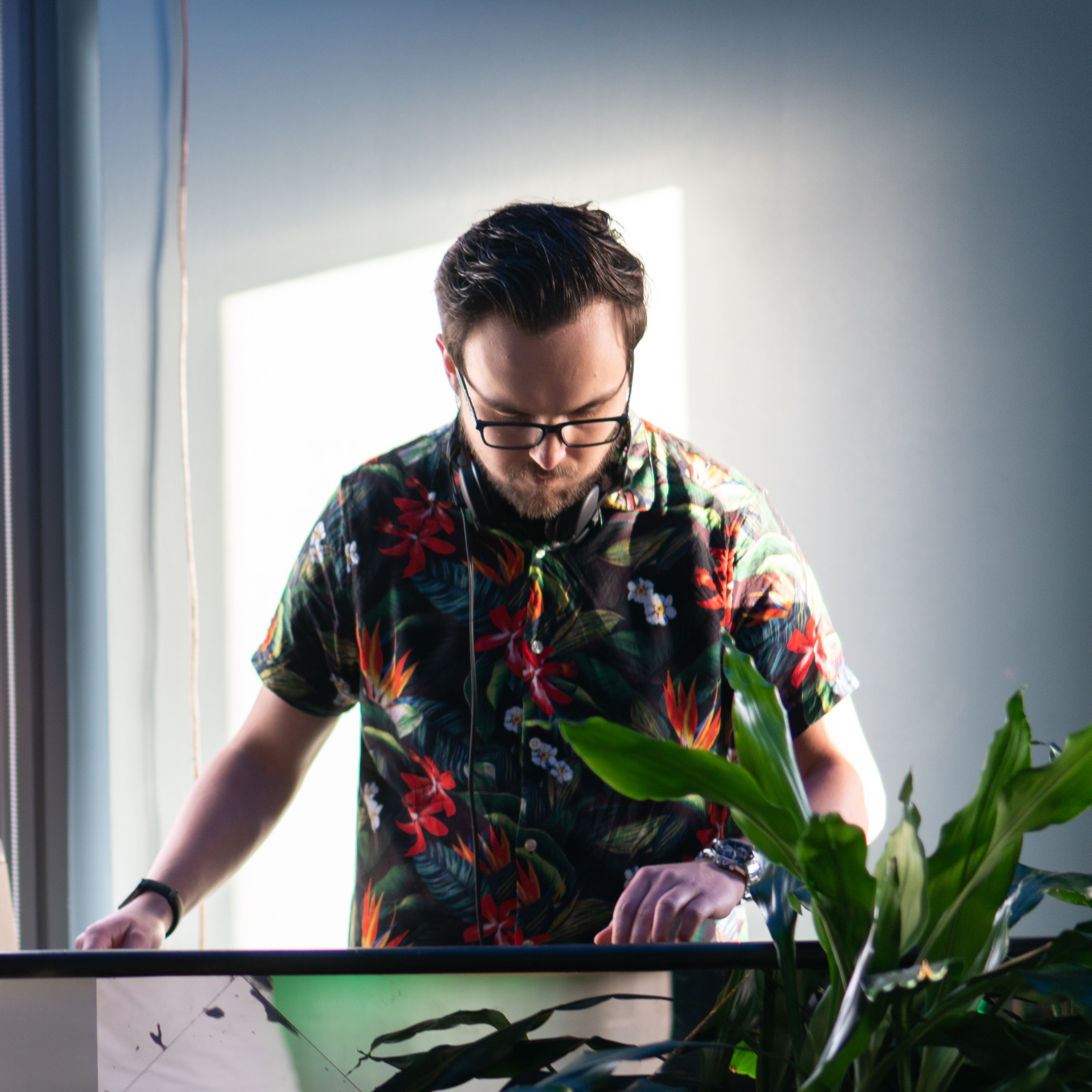 Christoph Meyer DJing as Frank Motetti